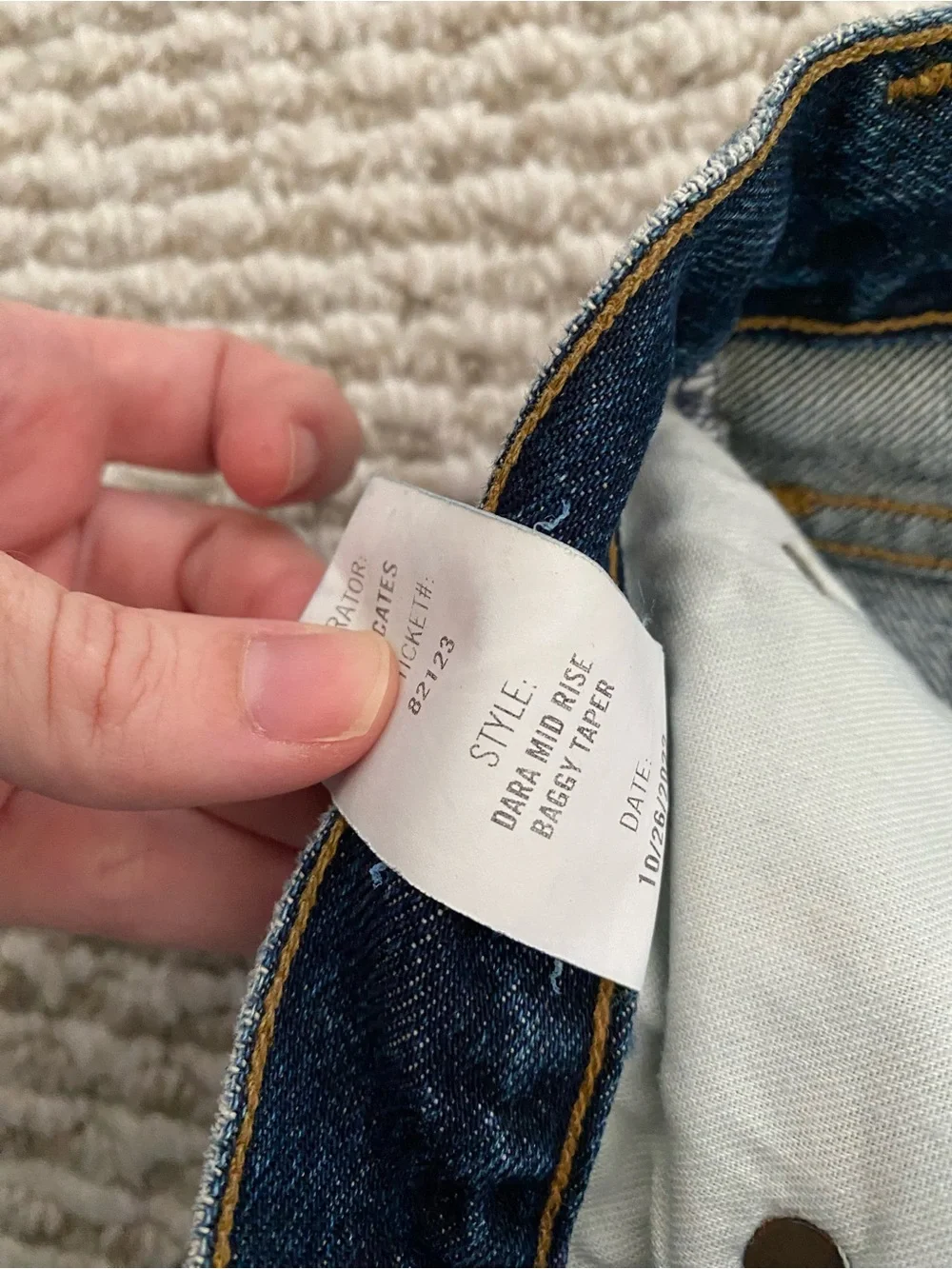 Agolde new tags